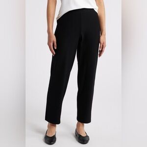 Eileen Fisher black rayon/nylon/spandex pant, size L